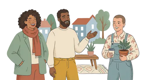 Nachbarschaft Illustration