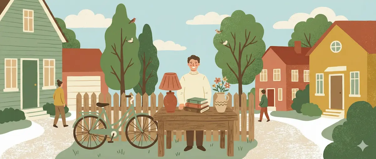 Fröhliche Nachbarschaft in Sossenheim